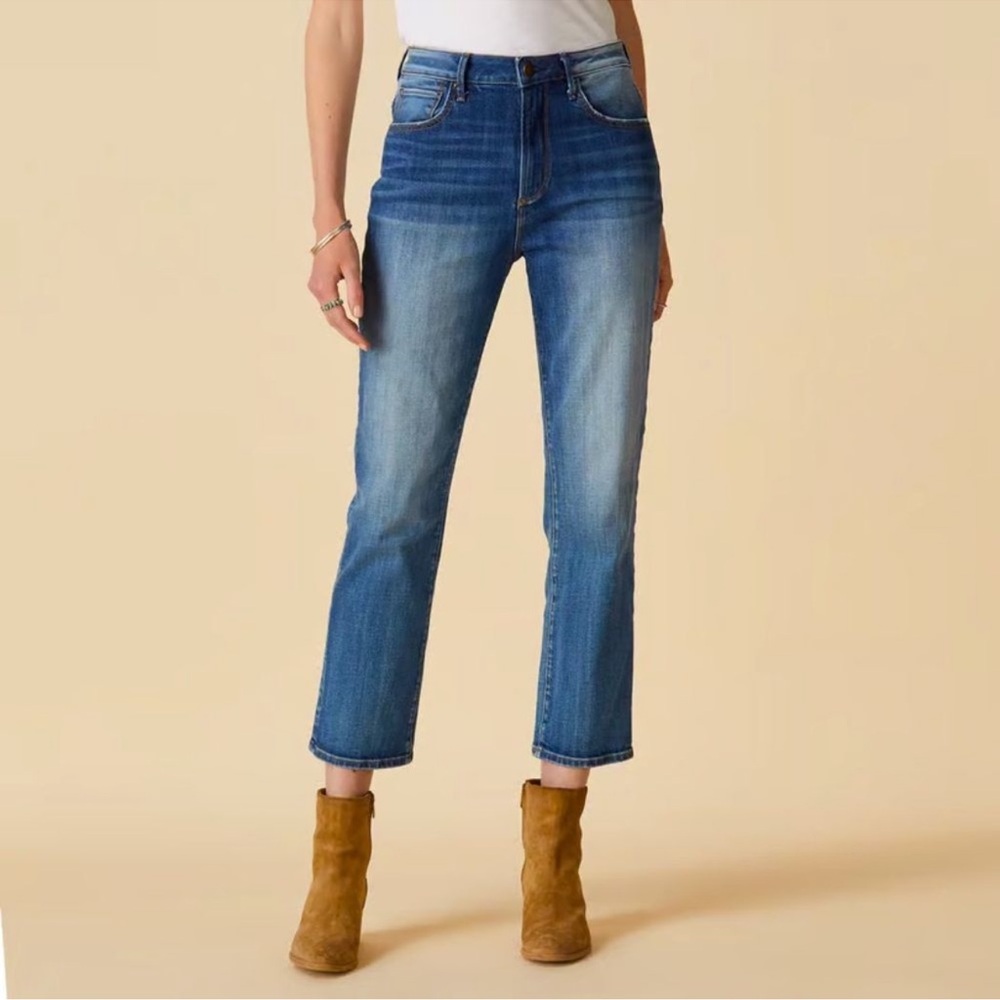 NWT Sundance DRIFTWOOD Stella Classic Straight Leg Jeans Colorado Wash 29X27